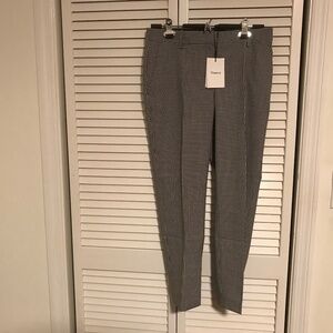 Theory Treeca Pant in Plaid Stretch Wool